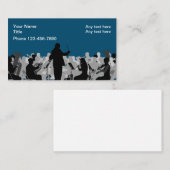 Music Orchestra Theme Business Cards  Visitenkarte (Vorne/Hinten)