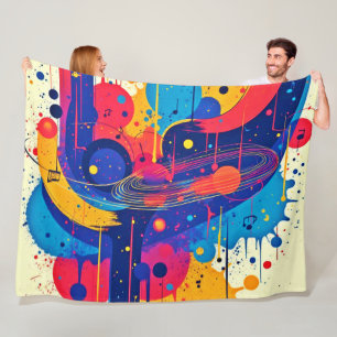 Music Paints Emotion Fleecedecke