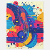 Music Paints Emotion Fleecedecke (Vorderseite)