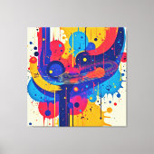 Music Paints Emotion Leinwanddruck (Vorderseite)