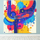 Music Paints Emotion Leinwanddruck (Insitu (Holzboden))