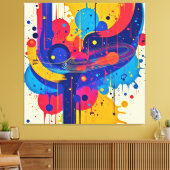 Music Paints Emotion Leinwanddruck (Insitu (Wohnzimmer))