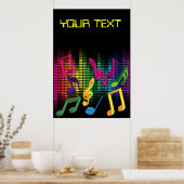 Music Party Background Poster (Küche)