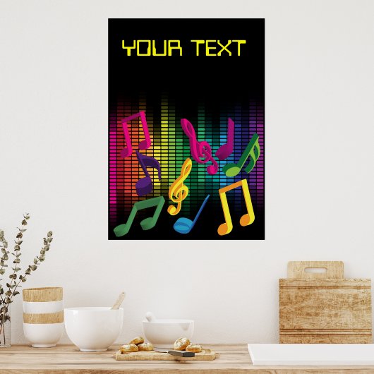Music Party Background Poster (Küche)