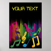 Music Party Background Poster (Vorne)