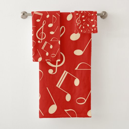 Music pattern badhandtuch set (Insitu)