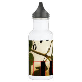 Music Piano Rose Noten Lehrer Instrumente Edelstahlflasche (Links)