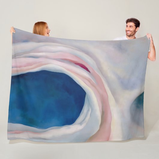 Music Pink and Blue von O'Keeffe Fleecedecke (Beispiel)