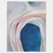 Music Pink and Blue von O'Keeffe Fleecedecke (Vorderseite)