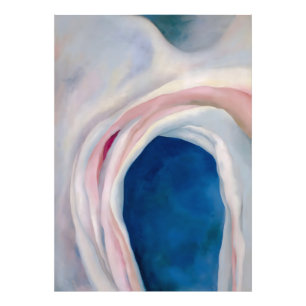 Music Pink and Blue von O'Keeffe Fotodruck
