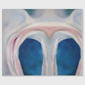 Music Pink and Blue von O'Keeffe Geschenkpapier (Flach)