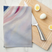 Music Pink and Blue von O'Keeffe Geschirrtuch (Viertel Falte)