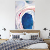 Music Pink and Blue von O'Keeffe Leinwanddruck (Insitu (Schlafzimmer))