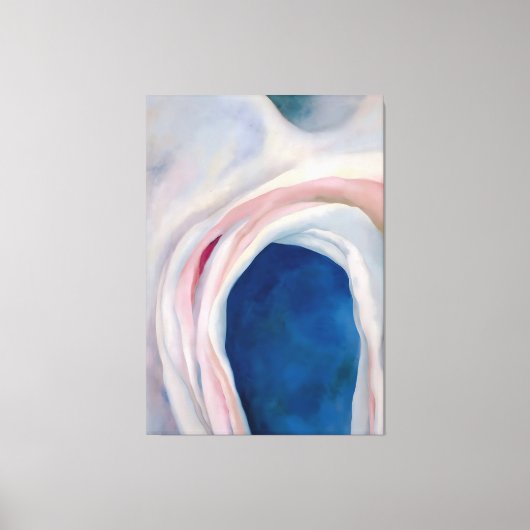 Music Pink and Blue von O'Keeffe Leinwanddruck (Vorderseite)