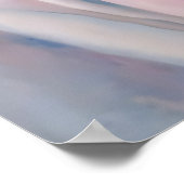 Music Pink and Blue von O'Keeffe Poster (Ecke)