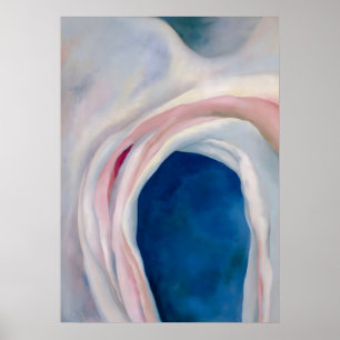 Music Pink and Blue von O'Keeffe Poster