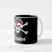 Music Pirates Zweifarbige Tasse (VorderseiteRechts)
