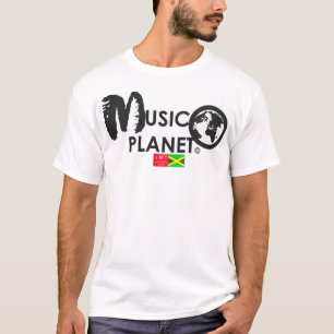 MUSIC PLANET neuer Men's Basic T - Shirt