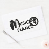 MUSIC PLANET Rectangle Stickers (Umschlag)