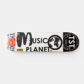 MUSIC PLANET SKATEBOARD JMT USA Skateboard (Horizontal)