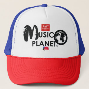 MUSIC PLANET USA. LKW-Fahrerhut Truckerkappe