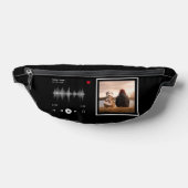 Music Player Artist und Song Personalisiert Black Bauchtasche (Ablage )