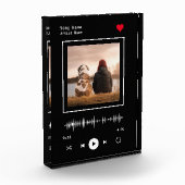 Music Player Artist und Song Personalisiertes Foto (Links)