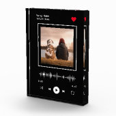 Music Player Artist und Song Personalisiertes Foto (Rechts)