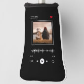 Music Player Artist und Song Personalisiertes Foto Golf Headcover (Rotieren 90)