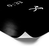 Music Player Artist und Song Personalisiertes Foto Poster (Ecke)