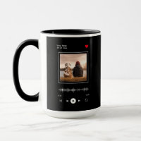 Music Player Artist und Song Personalisiertes Foto