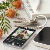 Music Player Besties Friendship Foto Schlüsselanhänger (Vorderseite rechts)