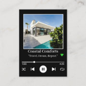 Music Player Ferienwohnung Busi Visitenkarte (Vorderseite)