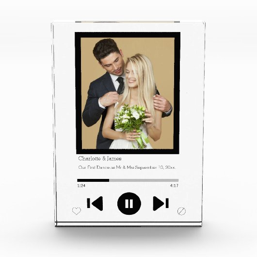 Music Player First Dance Foto (Vorderseite)
