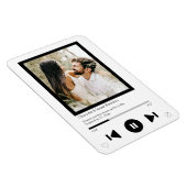 Music Player First Dance Foto Magnet (Rechte Seite)