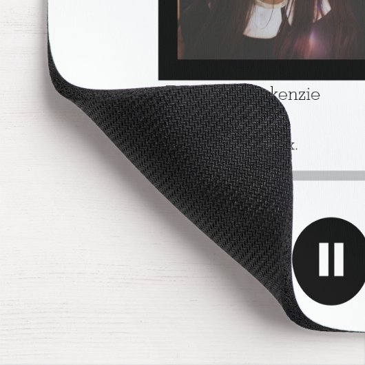 Music Player First Dance Foto Mousepad (Ecke)