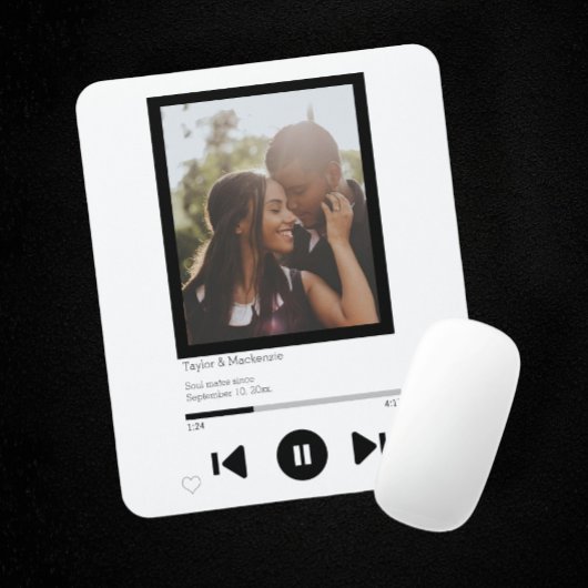 Music Player First Dance Foto Mousepad