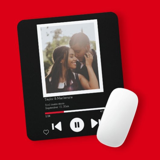 Music Player First Dance Foto Mousepad