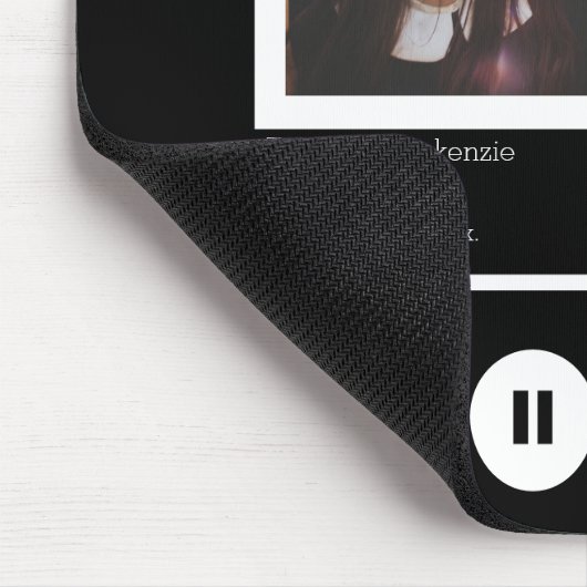 Music Player First Dance Foto Mousepad (Ecke)