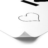 Music Player First Dance Foto Poster (Ecke)