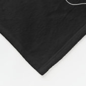 Music Player Foto Personalisiert Fleecedecke (Ecke)