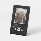 Music Player Foto Personalisiert Sockelschild (Vorderseite)
