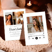 Music Player Graduation Party Einladung, Foto Grad Einladung