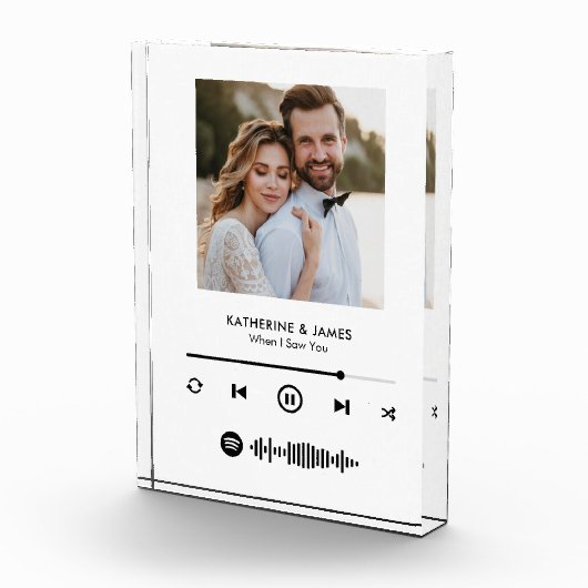 Music Player Photo Frame With Custom Spotify Code Fotoblock (Rechts)