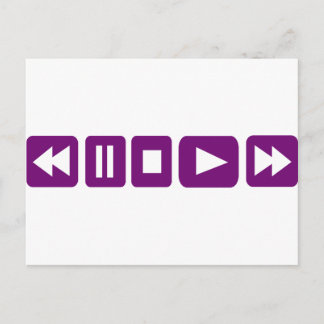 Music Player Postkarte