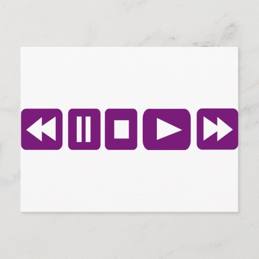 Music Player Postkarte (Vorderseite)
