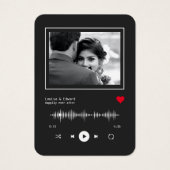 Music Player Wedding Guest Book/ Signing Cards (Vorderseite)