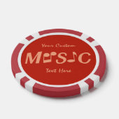 MUSIC-Poker-Chips Pokerchips (Einzeln)