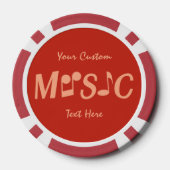 MUSIC-Poker-Chips Pokerchips (Rückseite)
