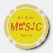 MUSIC-Poker-Chips Pokerchips (Rückseite)